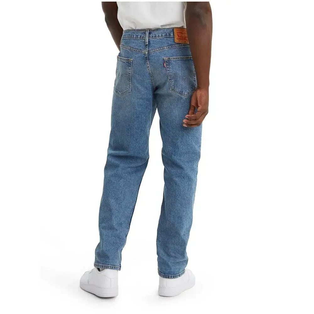 VTG Levis 550 Relaxed Fit Tapered Leg Jeans Mens W30 L32 Light Wash Y2K 1996